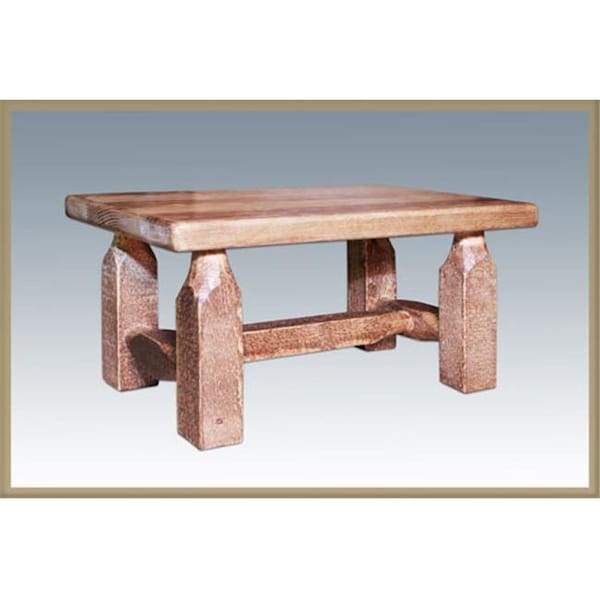 Montana Woodworks Montana Woodworks MWHCFSSL Homestead Footstool - Stained and Lacquered MWHCFSSL - main